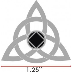 NA Celtic Logo Pin Silver