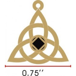 Celtic Logo Key Tag Gold 0.75"