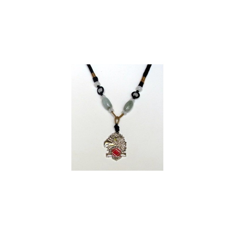 Eagle' Silver w/Red Logo & Black Cord