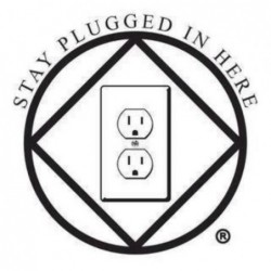 Stay Plugged In Pin