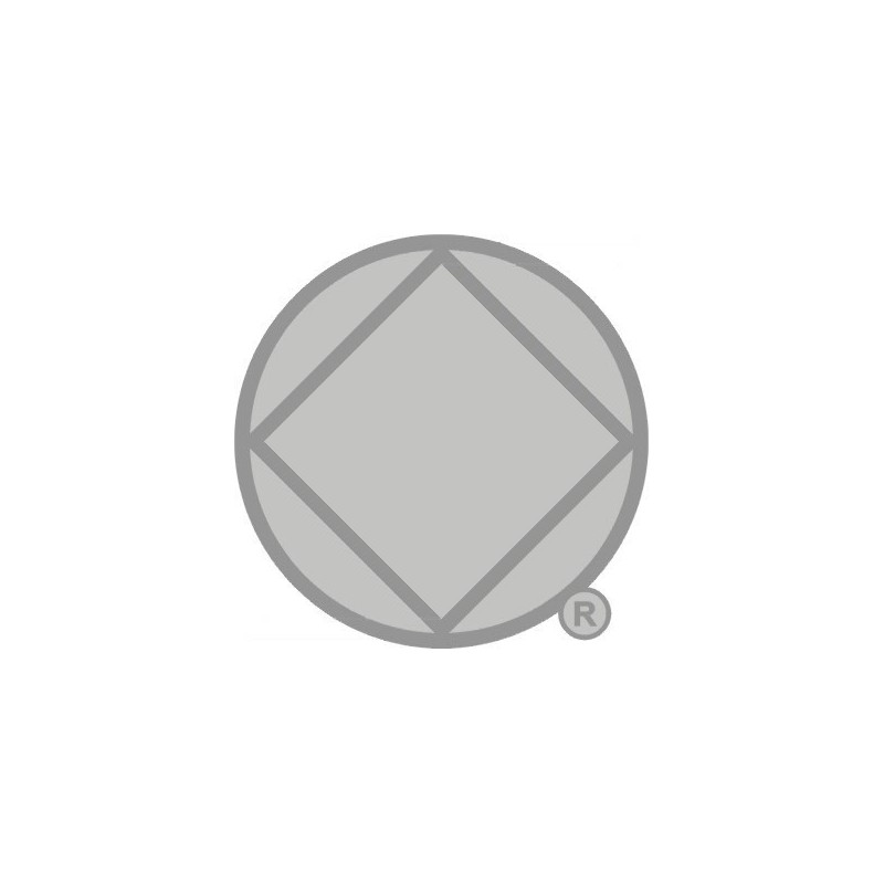 Service Logo Pin Silver