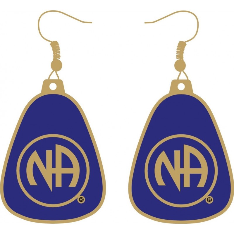 NA Ear Rings Blue & Gold