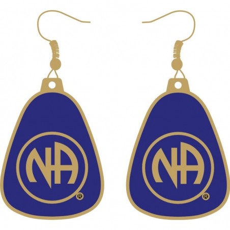 NA Ear Rings Blue & Gold