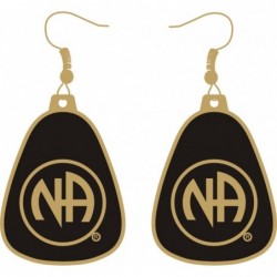 NA Ear Rings Black & Gold
