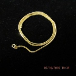 18 Inch 18K Gold EP Chain 6.5 Grams