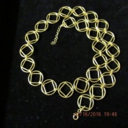 18-20 Inches x .625 Necklace 18K Gold EP 25 Grams