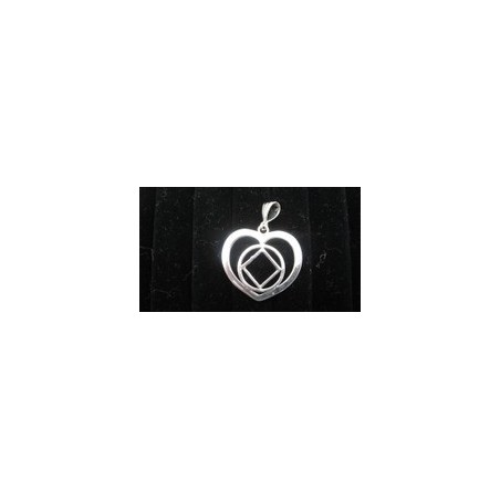 Large Heart Pendant .925 Silver