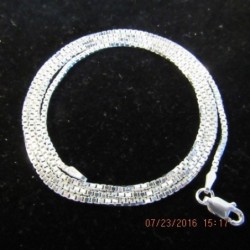 24 Inch Chain .925 Silver 8 Grams