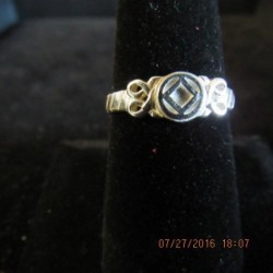 Medium Solid Service Ring .925 Silver