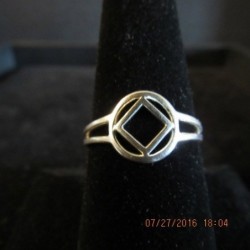 Small Pierced Service Ring .925