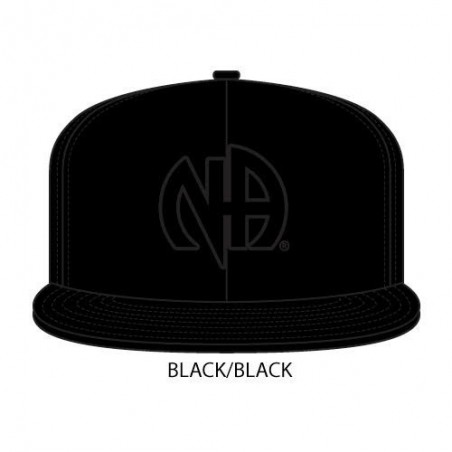 NA Hat -Black hat with black NA symbol