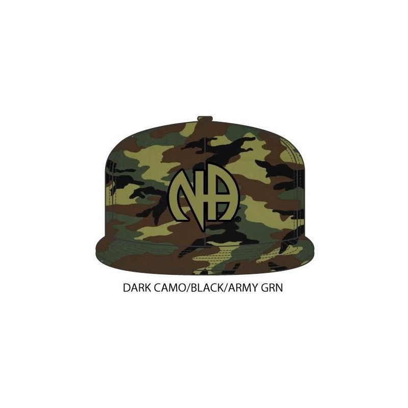 NA Hat -dark camouflage & army green NA symbol