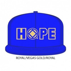 Love Hat Blue with blue/gold symbol