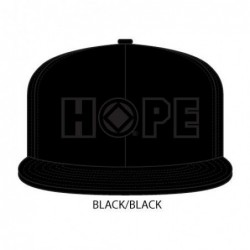 Hope Hat Black with black symbol