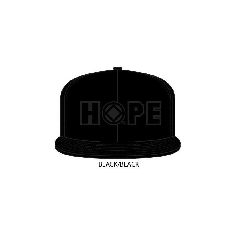 Hope Hat Black with black symbol