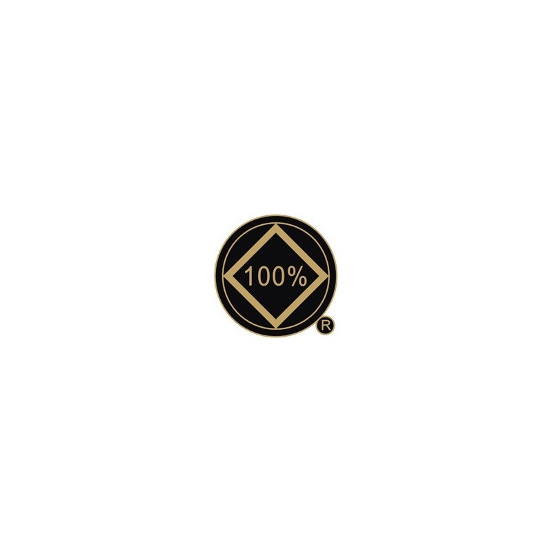100% NA Pin Black and Gold