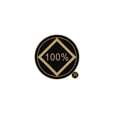 100% NA Pin Black and Gold