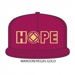 Hope Hat Maroon with gold/maroon symbol