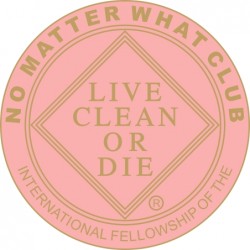 NA No Matter What Club Pin Pink