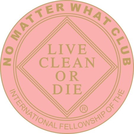 NA No Matter What Club Pin Pink