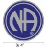  NA Logo Pin Blue and Silver