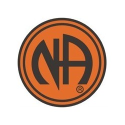 NA Logo Pin Orange and Black