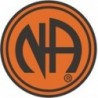 NA Logo Pin Orange and Black