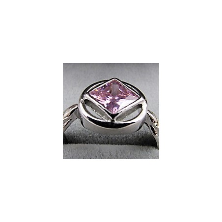 Service Pink Sapphire Ring .925 Silver
