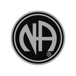 NA Logo Pin Black and Silver
