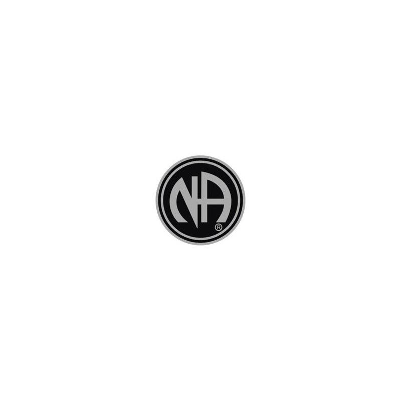 NA Logo Pin Black and Silver