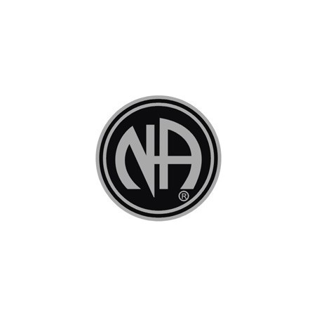 NA Logo Pin Black and Silver