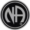 NA Logo Pin Black and Silver