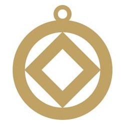 NA Gold Plated Logo Key Tag