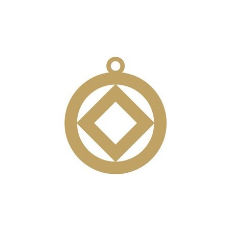 NA Gold Plated Logo Key Tag