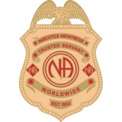 Trusted Servant' Badge Red