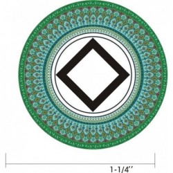 Peacock Logo Pin