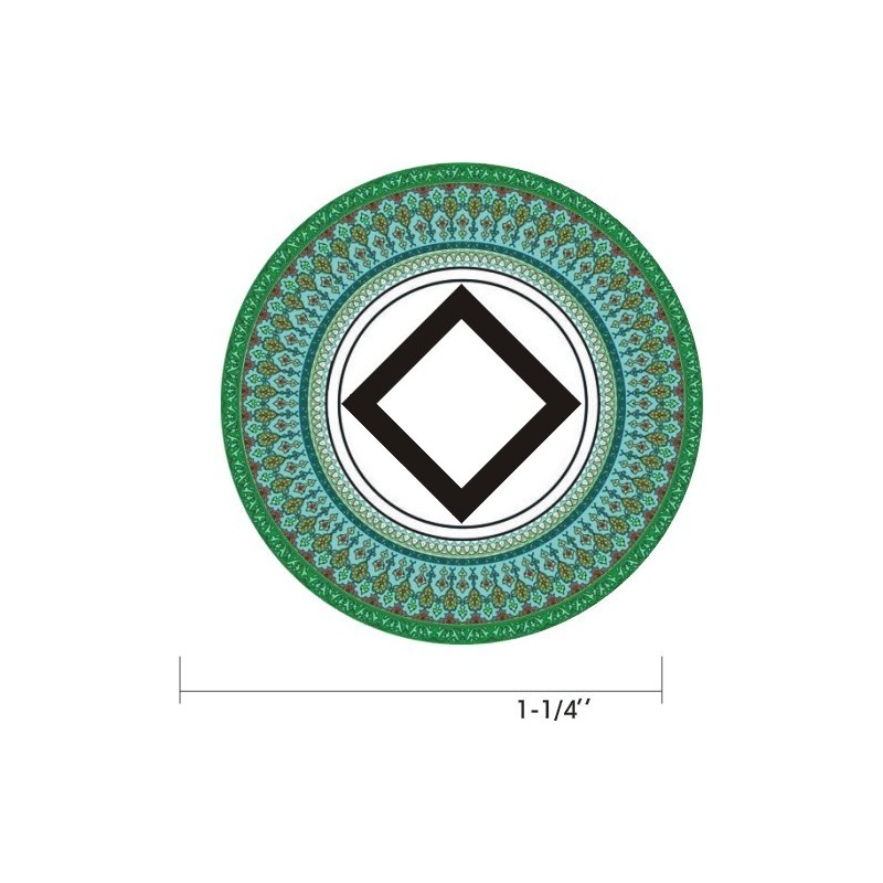 Peacock Logo Pin