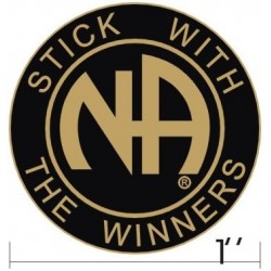 NA Stick With The Winners Pin Black