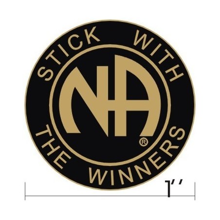 NA Stick With The Winners Pin Black